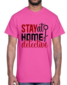 stay at home detective 1112#- true crime- Cotton Tee