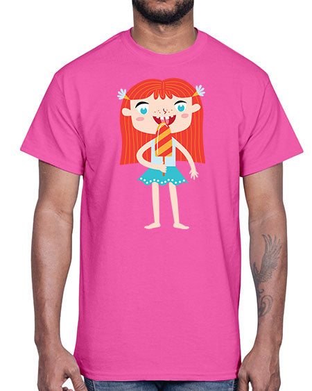 summer characters 64#- summer- Cotton Tee
