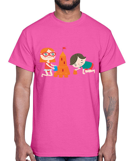 summer characters 66#- summer- Cotton Tee