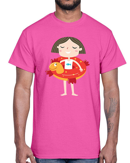 summer characters 67#- summer- Cotton Tee