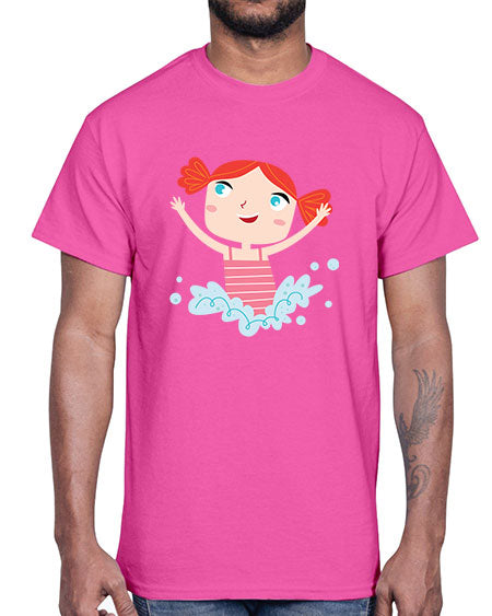summer characters 73#- summer- Cotton Tee