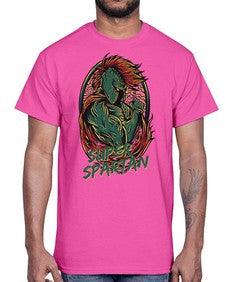 super spartan 1140#- art pop art- Cotton Tee
