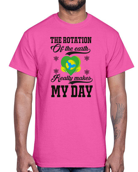 the rotation of the earth really makes my day 13#- nature- Cotton Tee