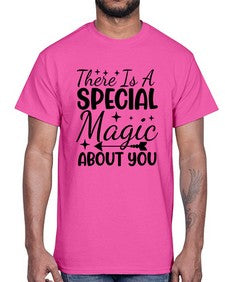 there is a special magic about you 435#- unicorn- Cotton Tee