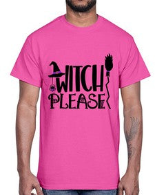 witch please 14#- witch- Cotton Tee