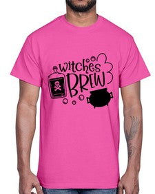 witches brew 8#- witch- Cotton Tee