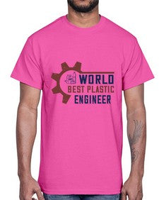 world best plastic engineer Style 477#- engineer- Cotton Tee