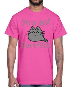 you are purrfect- cats- Cotton Tee