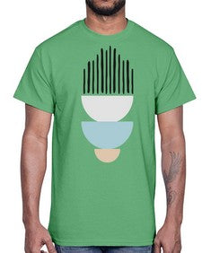 Abstract Shape 190#- art pop art- Cotton Tee