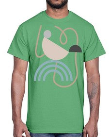 Abstract Shape 193#- art pop art- Cotton Tee