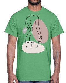 Abstract Shape 195#- art pop art- Cotton Tee