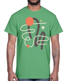 Abstract Shape 198#- art pop art- Cotton Tee