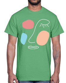 Abstract Shape 201#- art pop art- Cotton Tee