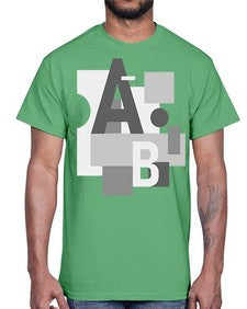 Abstract Shape 215#- art pop art- Cotton Tee