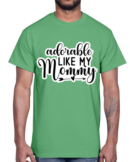 Adorable Like My Mommy 269#- baby- Cotton Tee