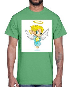 Angel 7#- cartoon general- Cotton Tee