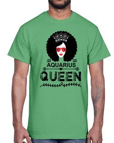 Aquarius queen 75#- aquarius- Cotton Tee