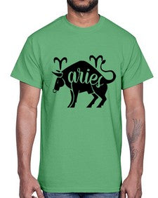 Aries 104#- aries- Cotton Tee