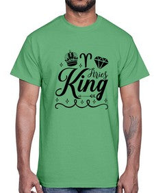 Aries king 111#- aries- Cotton Tee