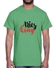 Aries king 96#- aries- Cotton Tee