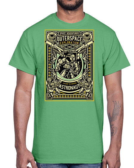 Astronaut Outerspace Exploration 36#- space- Cotton Tee