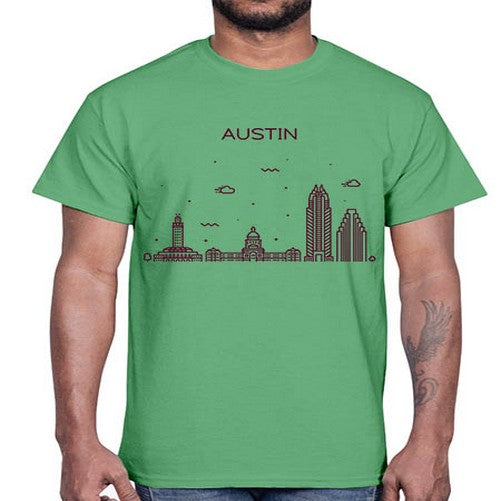 AustinTX 380#- cities- Cotton Tee