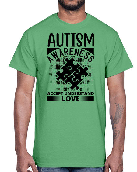 Autism awareness Style 43#- autism- Cotton Tee