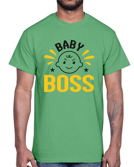 Baby Boss Style 22#- baby shower- Cotton Tee
