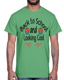 Back to School and Looking Cool 17#- general school- Cotton Tee