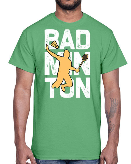Bad 1452#- badminton- Cotton Tee