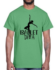 Ballet diva 69#- ballet- Cotton Tee