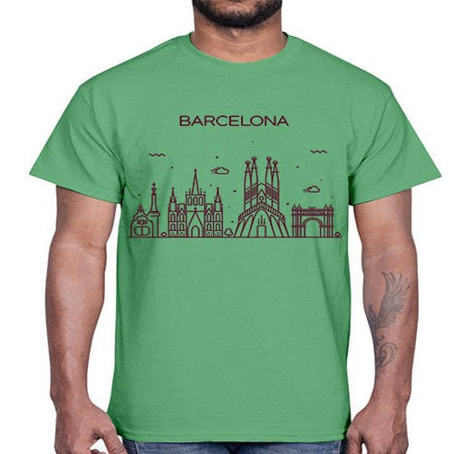 Barcelona 412#- cities- Cotton Tee