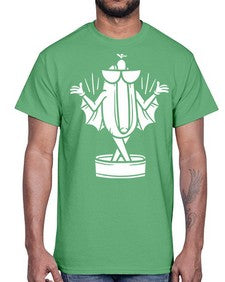 Bat hotdog 11#- cartoon food- Cotton Tee