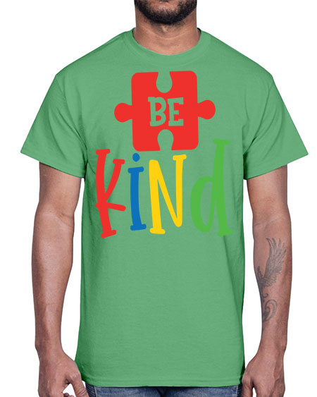 Be Kind Style 9#- autism- Cotton Tee