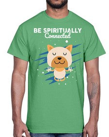 Be Spiritually Connected 114#- yoga- Cotton Tee