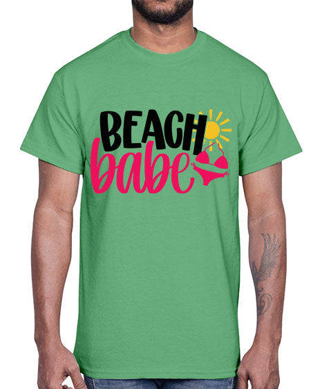 Beach Babe Style 52#- summer- Cotton Tee
