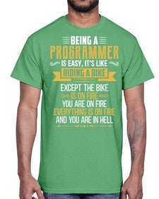 Being a Programmer 3#- computer- Cotton Tee