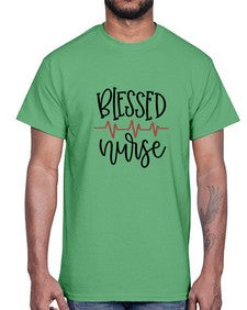 Blessed nurse 626#- nurse- Cotton Tee