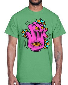 Bored high five 23#- cartoon general- Cotton Tee