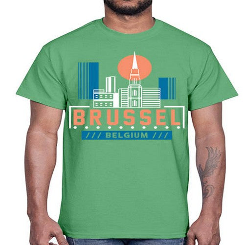 Brussel 504#- cities- Cotton Tee