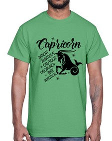Capricorn 188#- capricorn- Cotton Tee