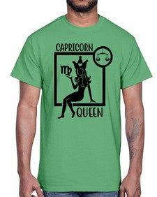 Capricorn queen 194#- capricorn- Cotton Tee