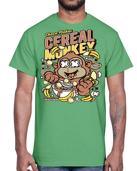 Cereal Monkey- monkey- Cotton Tee