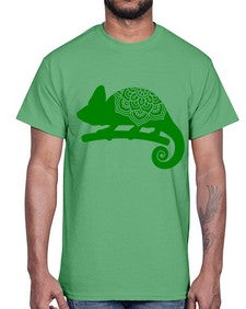 ChameleonMandala 326#- mandala- Cotton Tee
