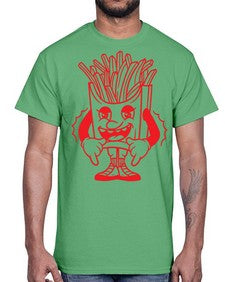 Charming friends 74#- cartoon food- Cotton Tee