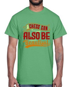 Chess can also be beautiful 65#- chess- Cotton Tee