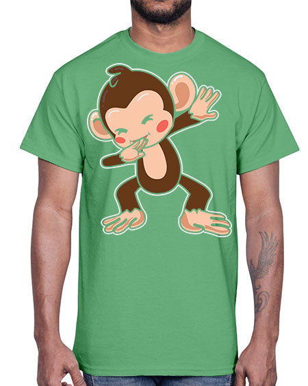 Dabbing Money 5#- monkey- Cotton Tee