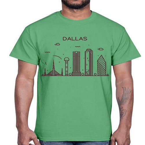 Dallas 643#- cities- Cotton Tee