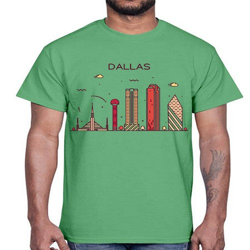 Dallas 646#- cities- Cotton Tee