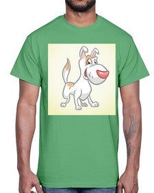 dog 114#- dogs- Cotton Tee